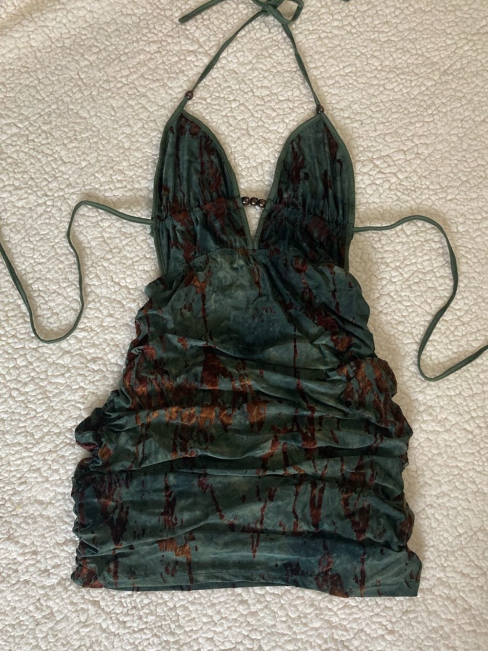 New open back mini dress